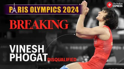 Vinesh Phogat disqualified: from the Paris Olympics ahead of the gold medal wrestling bout.